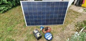 Fotovoltaický solarní panel, baterie,regulátor nabíjení