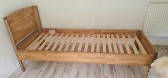 Dubová posteĺ 80 x 200cm + rošt