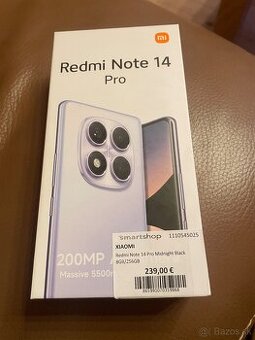 XIAOMI REDMI NOTE 14 PRO 256GB black redmi watch 5 active