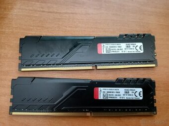Predám HyperX 8GB (2x4GB) KIT DDR4 3000 MHz CL15 FURY series