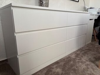 Ikea komoda malm 6 zasuviek
