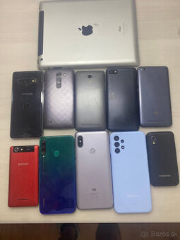 Predám 15 telefonov + tablet