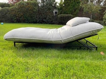 Luxusné záhradné polohovateľné lehátko/posteľ EMMA