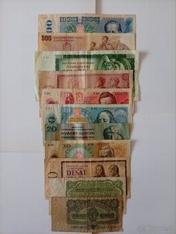 Bankovky ČSSR 1960/1992