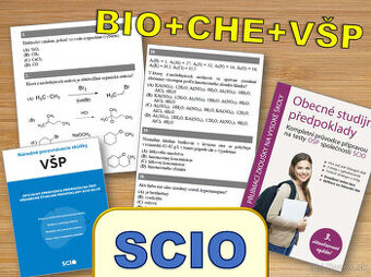 SCIO - testy, BIO, CHE, VSP, priprava z biologie