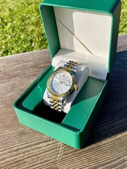 Rolex DateJust - 41mm, silver-golden, silver dial - 1