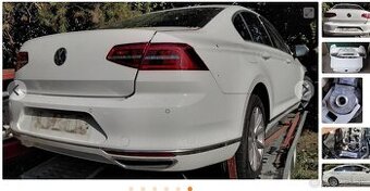 Volkswagen Passat B8 2.0 TDi 2019 predám ZADNÝ NÁRAZNÍK, ZAD