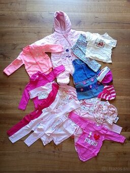 Balík obleč.veľ.80 pre dievčatko