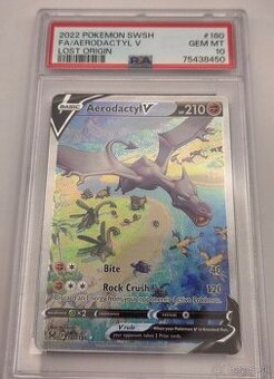 POKEMON LOST ORIGIN AERODACTYL PSA 10