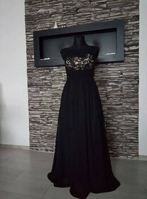 Čierne spoločenské šaty -36 -40