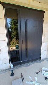 Vchodove dvere , PVC folia , hliník, oceľ - 1