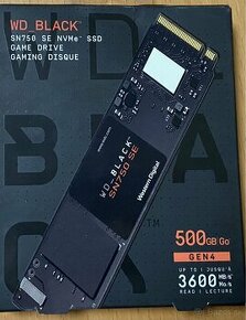 WD Black SN750 SE PCIe 4.0 4x NVMe 500 GB