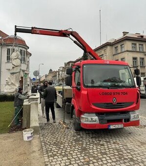 Autodoprava s hydraulickou rukou✔️