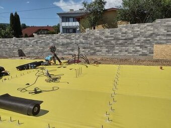 Fatrafol hydroizolácia pre spodné stavby, platne a jazierka