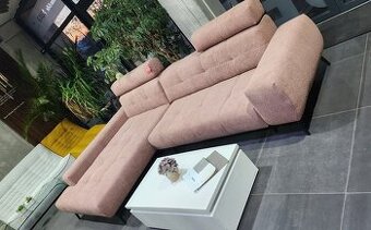 Púdrová sedacia súprava s úložným priestorom