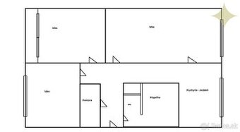 Prievidza / Útulný BYT 3+1, 3 posch., /Sever, 80 m2,
