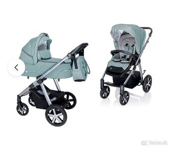 Kočík baby desing Husky farba turkuse 2020,  2 -kombinácia v