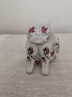 Royal dux mačka Rada brusel porcelánová soška