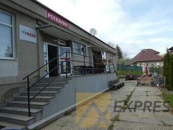 RK EXPRES - komerčná budova s obchodom a pohostinstvom.