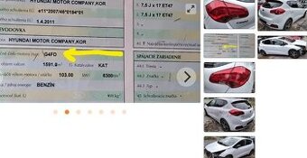 predám motor G4FD KIA 1.6 GDI 2013 MOTOR G4FD Nissan Qashqa