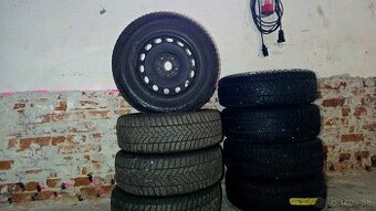 Predam plechove disky 5x112 R16 a zimne pneu