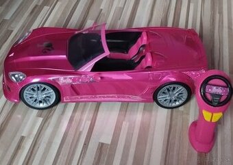 Barbie auto na diaľkové ovládanie