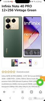 Infinix NOTE 40 PRO 256GB 12GB RAM