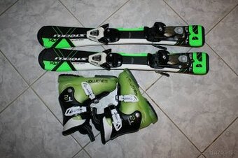 detské švajčiarske lyže STOCKLI 70 cm , lyžiarky dalbello