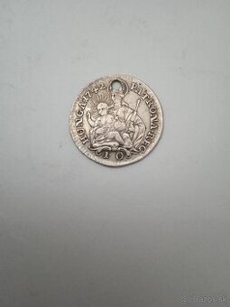 10 denár 1742 - Mária Terézia R - striebro