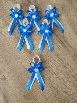 Svadobné pierka modré