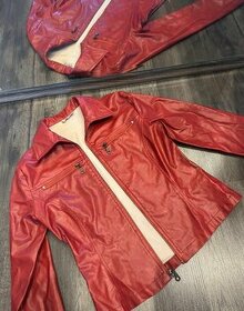 Červená vintage bunda - 1