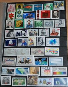 Poštové známky - Západné Nemecko - čisté