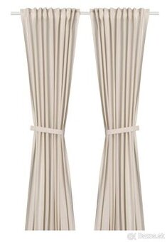 2 x záves Ikea, 140 x 300