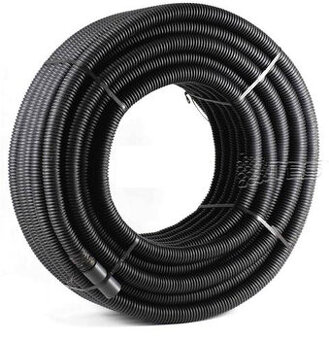 Káblová chránička dvojvrstvová, HDPE, 63mm, čierna (50m)