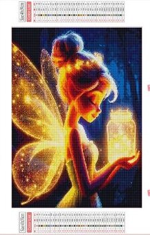 Diamantové maľovanie- Diamond painting- Tinkerbell