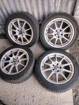 4ks alu disky orig. Mercedes 5x112 R17 pneu 245/45 R17 7mm