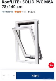 Strešné okno Rooflite + lemovanie - 1