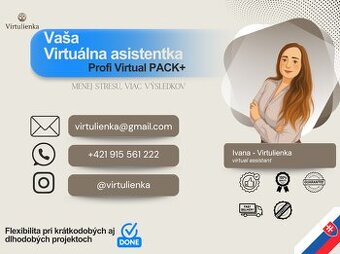 TOP - Virtuálna asistentka - Virtulienka