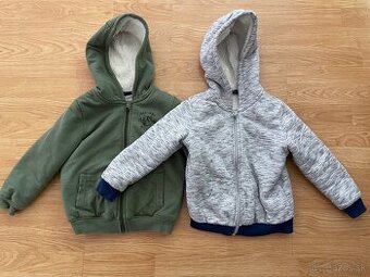 2x mikina 110/116