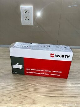 Wurth jednorazové nitrilové rukavice