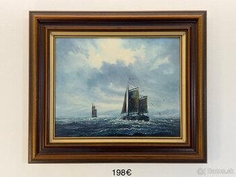 Olejomaľba zátišie mora