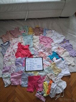 Balík oblečenia pre dievčatko na leto veľkosť 80
