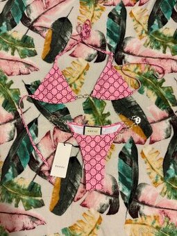 Gucci plavky - ružové (GG1)