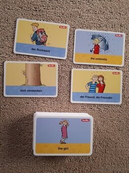 Karty so slovnou zásobou angličtina - nemčina 100 ks