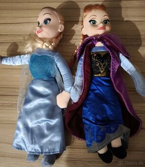 Elsa a Anna spievajú- Plyšové hračky Ľadové Kráľovstvo-