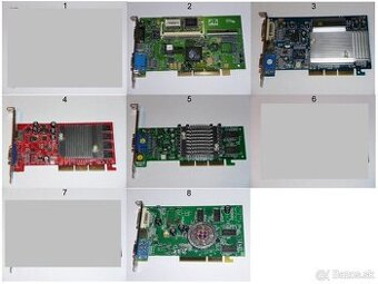 Predám AGP grafické karty
