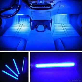 LED ambientne podsvietenie do auta s ovládaním na USB/12V