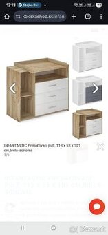 Prebalovaci pult, komoda