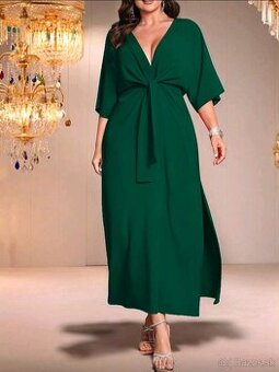 Zelene saty pre moletky xxl nove