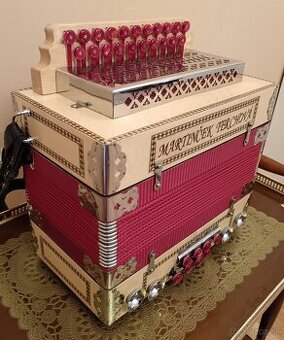 2-radová heligonka Martinček,C,F+stoják-top stav